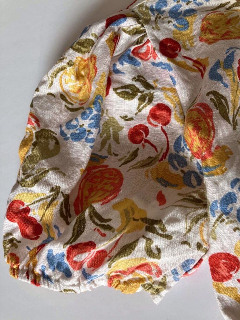 Reformation Anneliese Linen Midi Dress Fruit Cocktail Size 10 - Picture 7 of 10